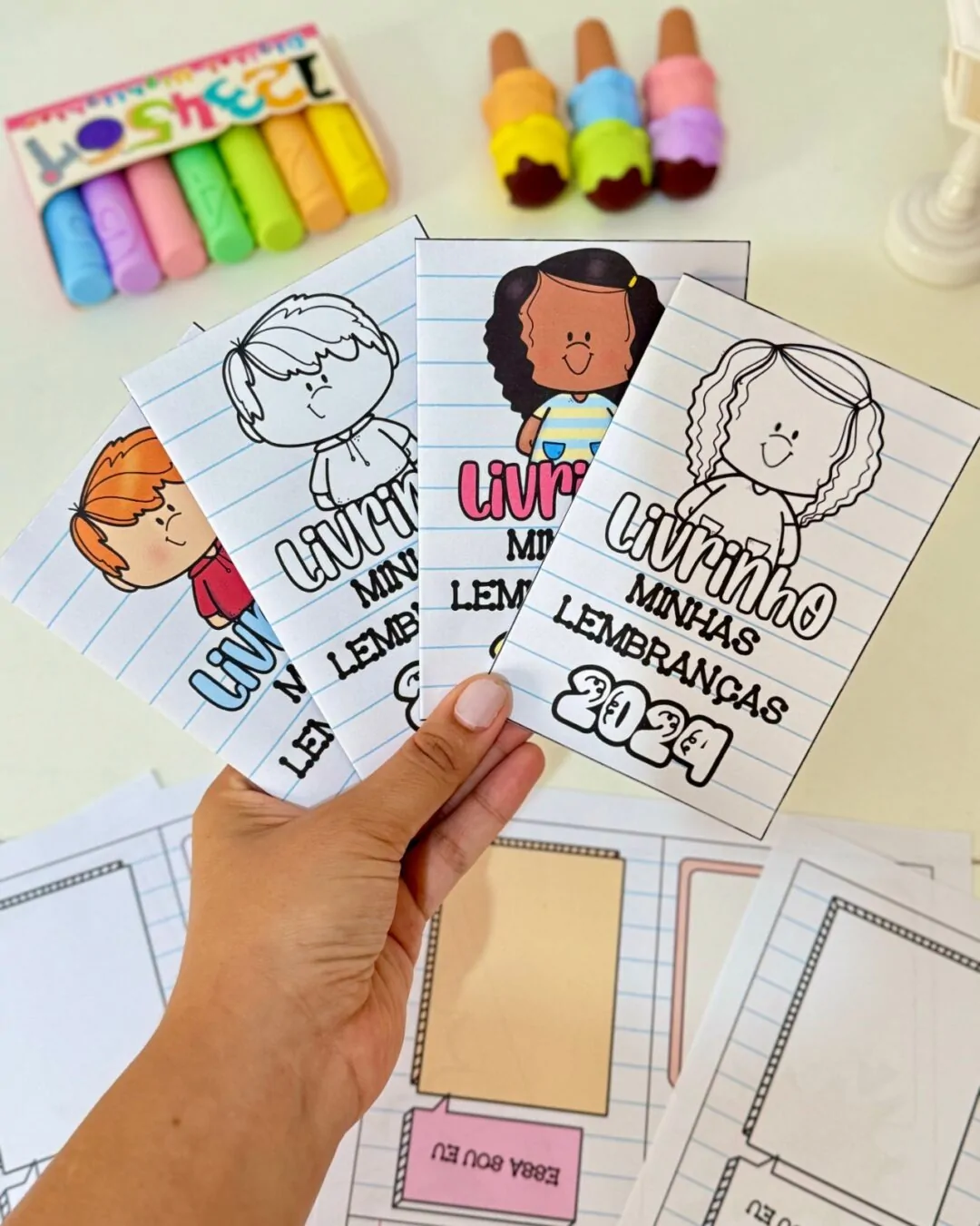 Livrinho "Minhas Lembranças 2024" – Guardando Momentos Especiais!