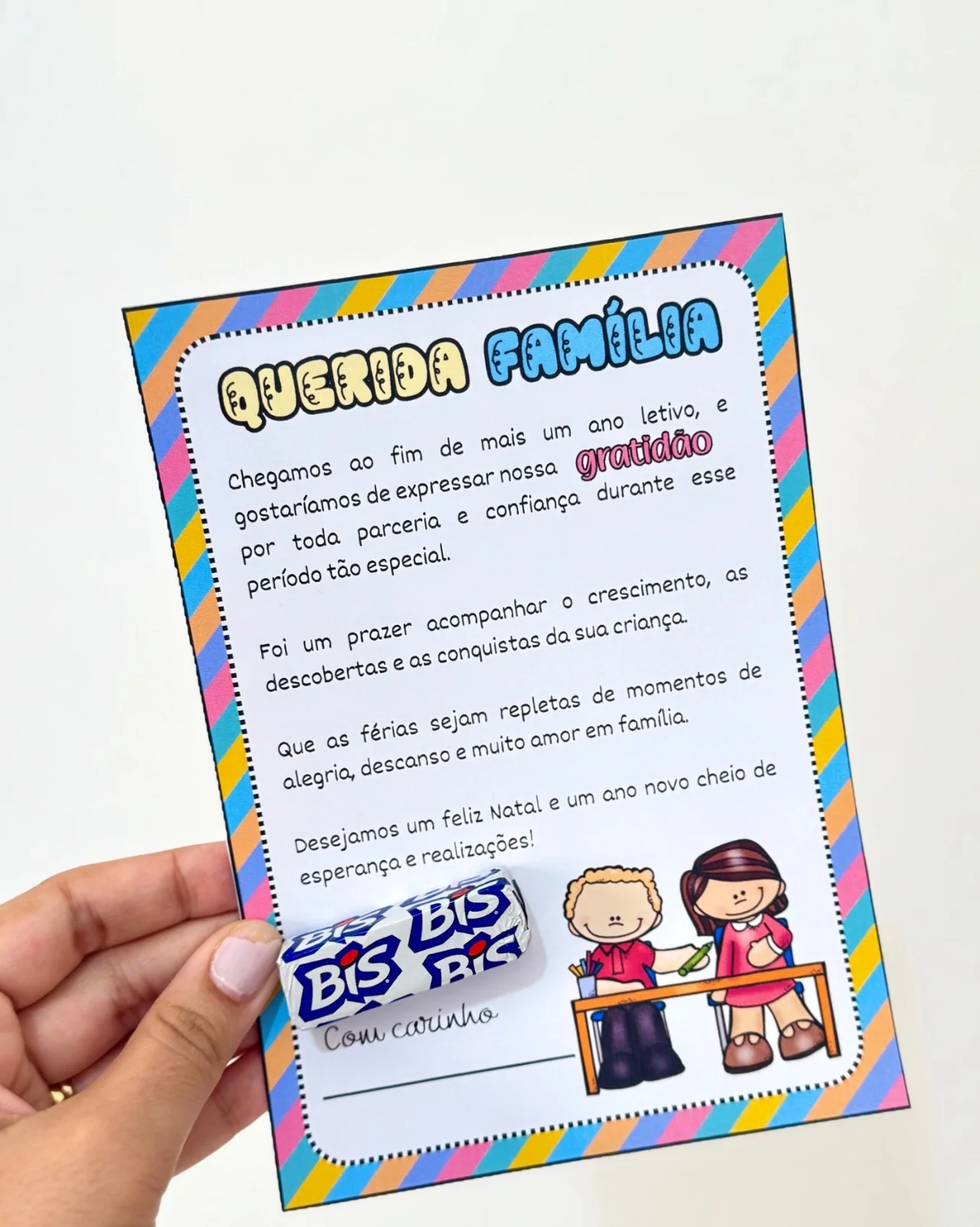 Cartão Editável "Querida Família" – Uma Lembrança Especial para o Final do Ano! - Imagem 5