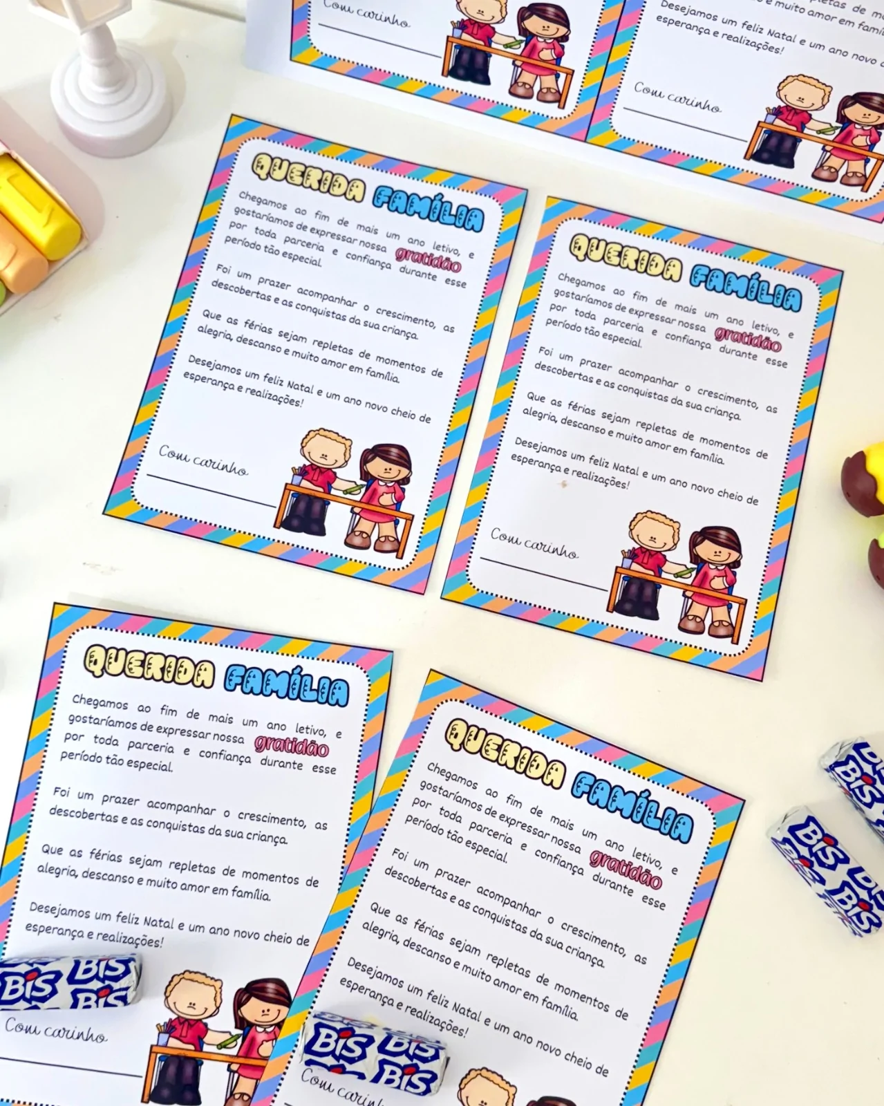 Cartão Editável "Querida Família" – Uma Lembrança Especial para o Final do Ano! - Imagem 4