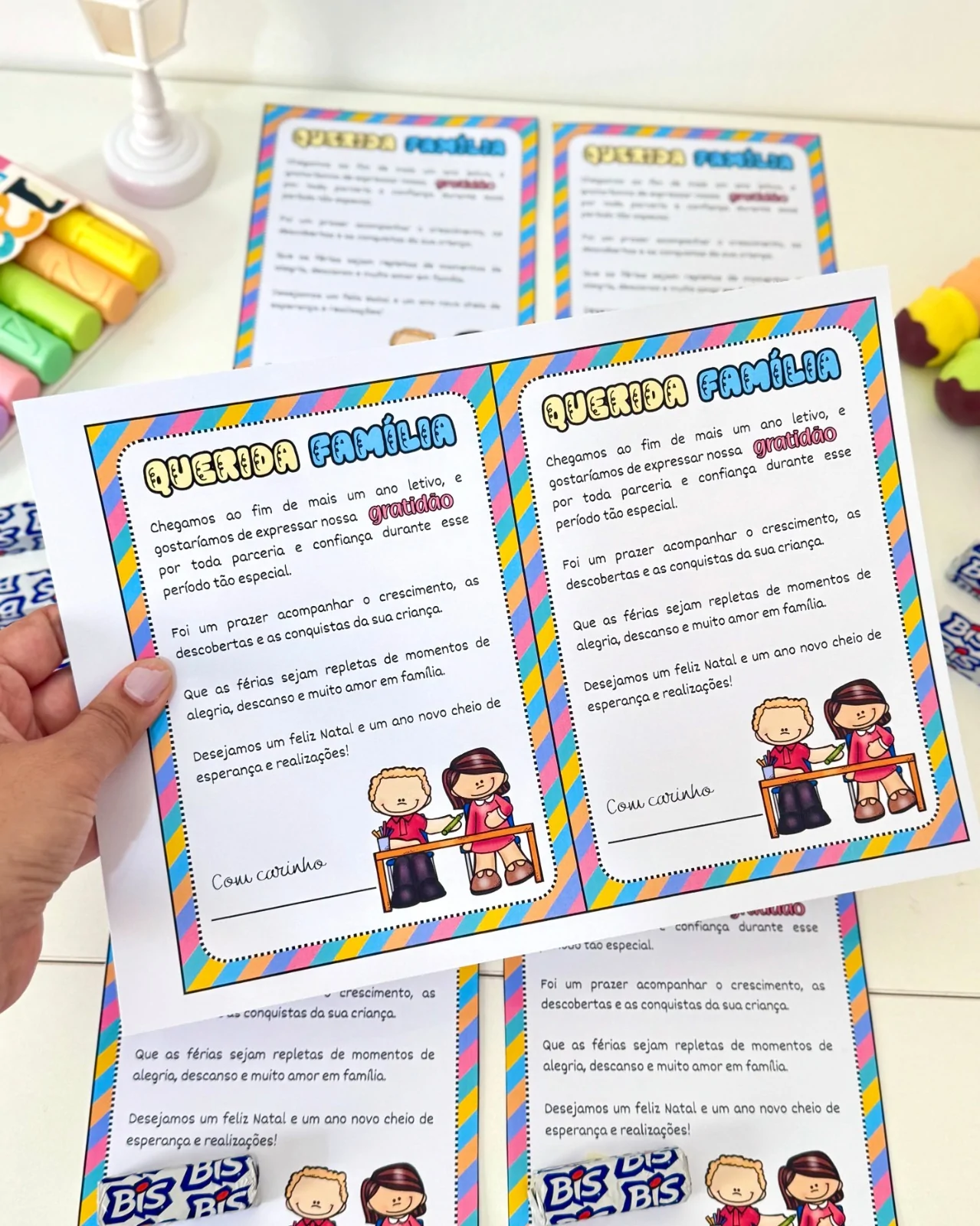 Cartão Editável "Querida Família" – Uma Lembrança Especial para o Final do Ano! - Imagem 3