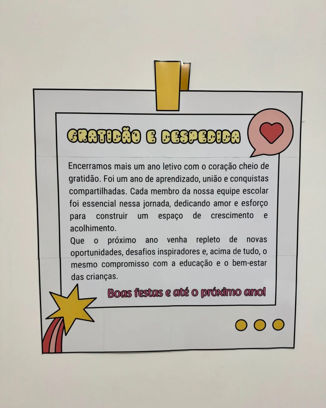 Cartaz de Agradecimento para a Equipe Escolar - Gratidão que Transforma - Imagem 4