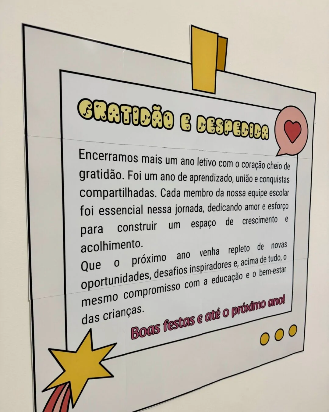 Cartaz de Agradecimento para a Equipe Escolar - Gratidão que Transforma - Imagem 5