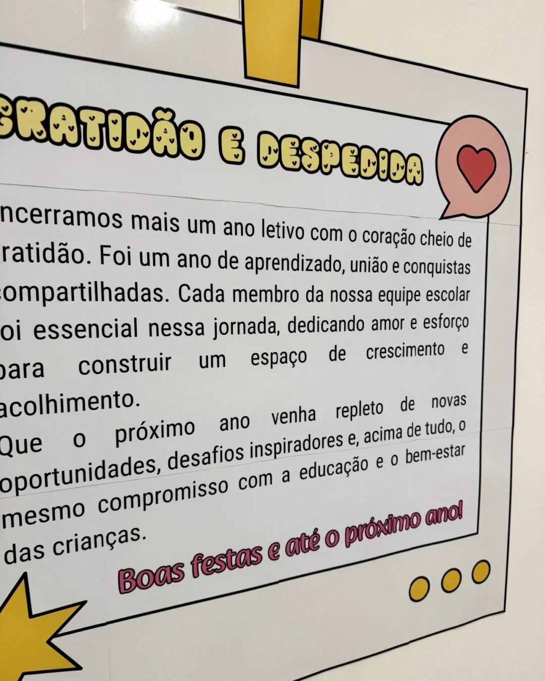 Cartaz de Agradecimento para a Equipe Escolar - Gratidão que Transforma - Imagem 2