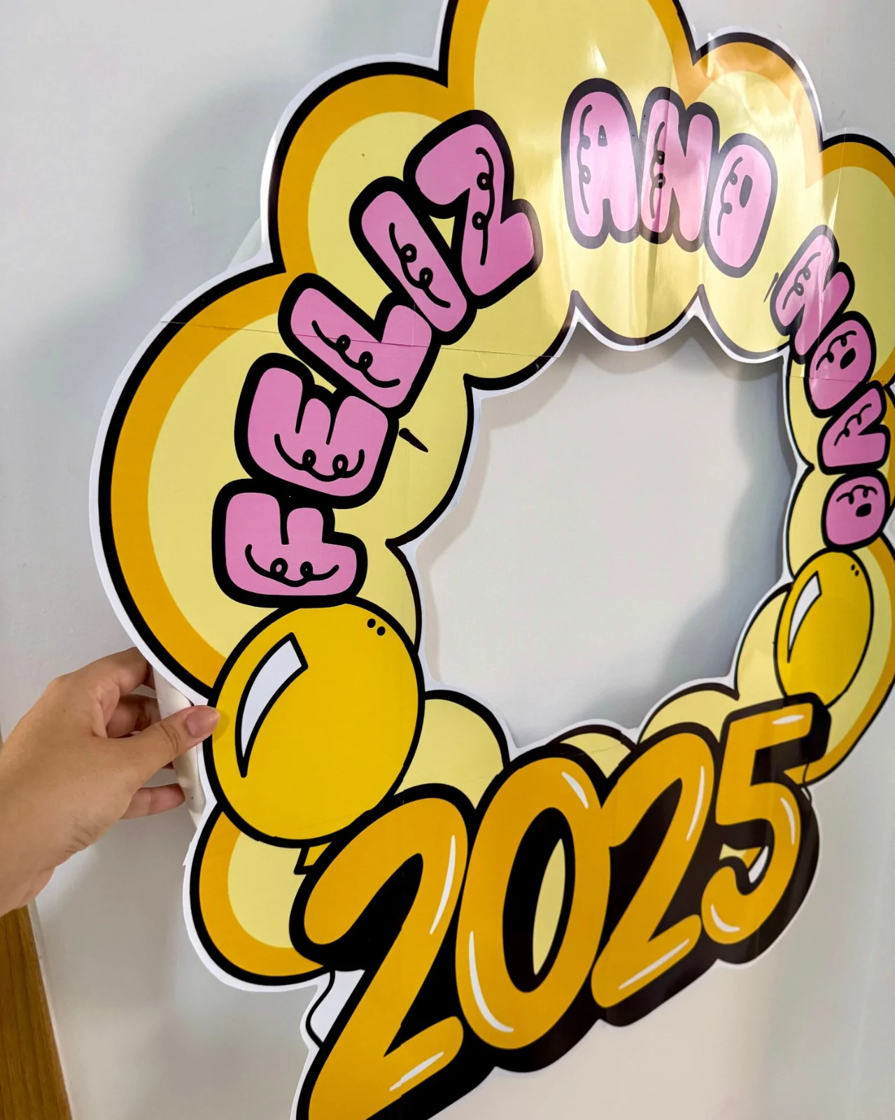 Decoração para Bambolê - Tema "Feliz 2025" - Imagem 3