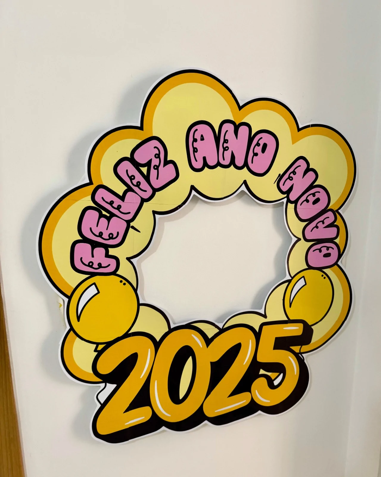 Decoração para Bambolê - Tema "Feliz 2025" - Imagem 4