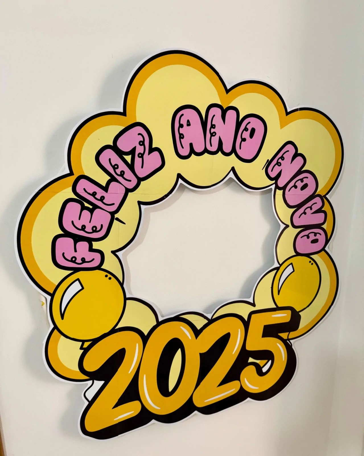 Decoração para Bambolê - Tema "Feliz 2025" - Imagem 2