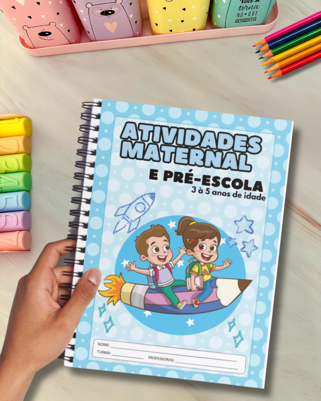 Apostila Maternal e Pré-Escola – 115 páginas de aprendizado e diversão!