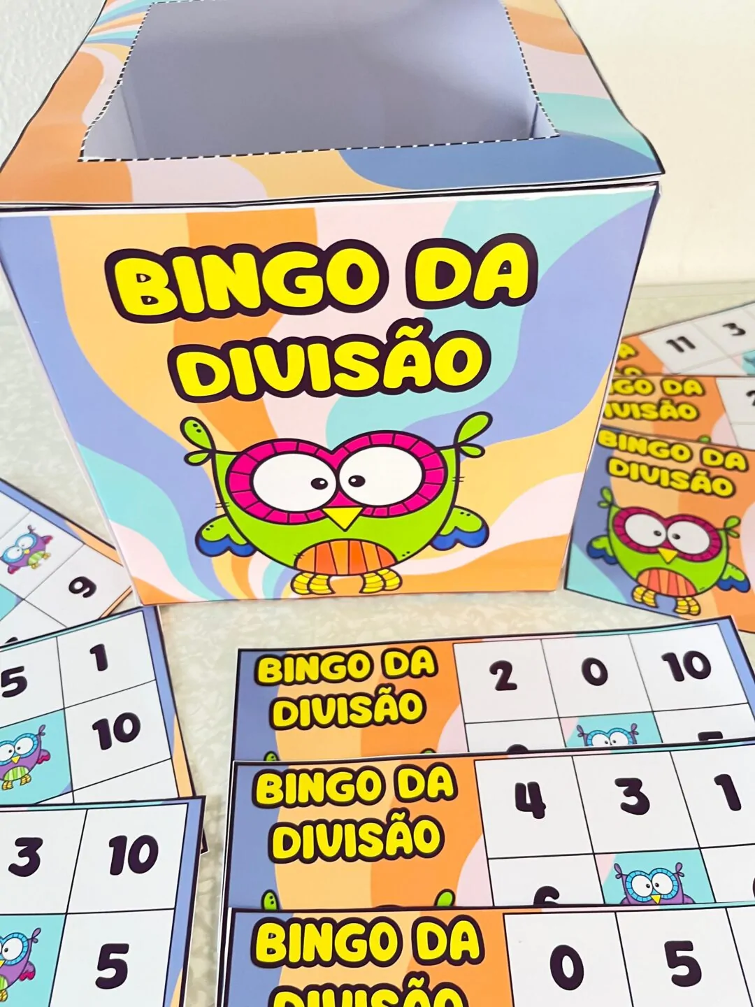 Bingo Da Divisão - Aprendizado Divertido!