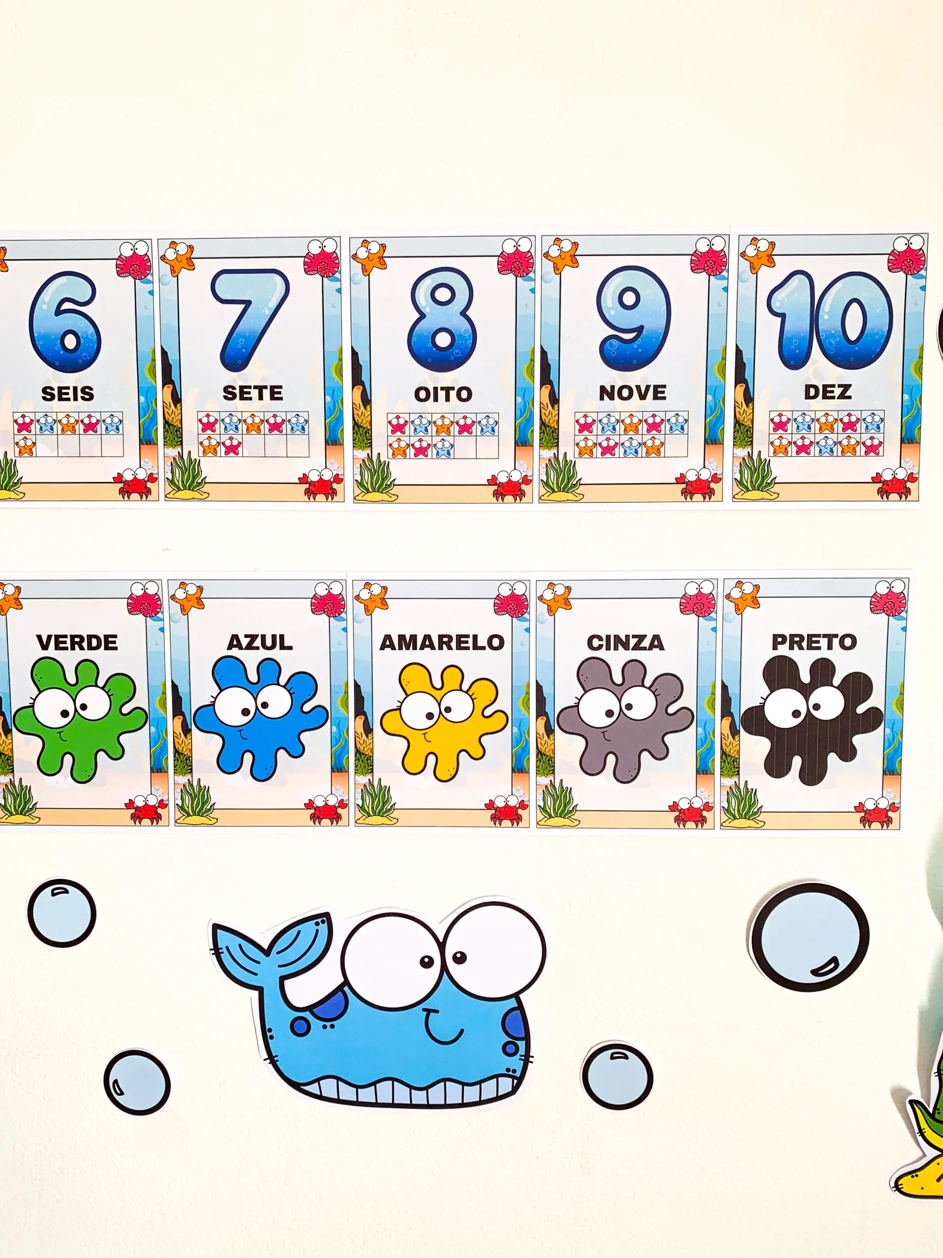 Kit Sala Ornamentação de Sala - Fundo do Mar - Imagem 5