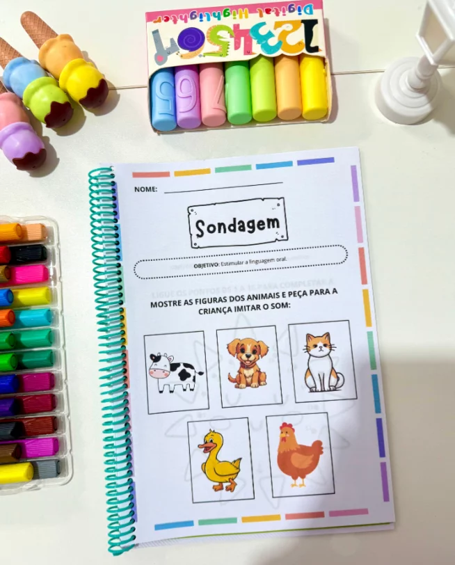 Apostila Sondagem Pré-Escola – Avaliação Divertida e Eficiente! - Imagem 10