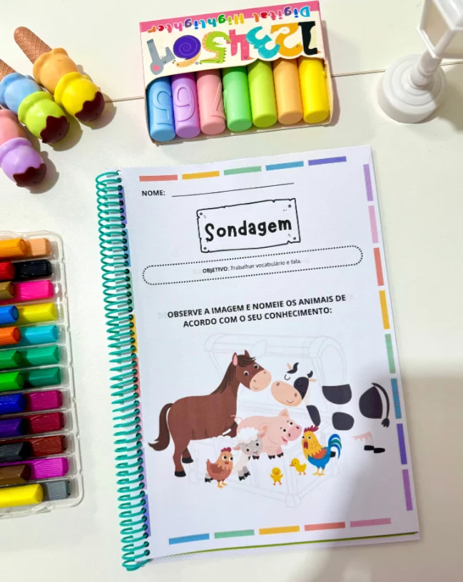 Apostila Sondagem Pré-Escola – Avaliação Divertida e Eficiente! - Imagem 8