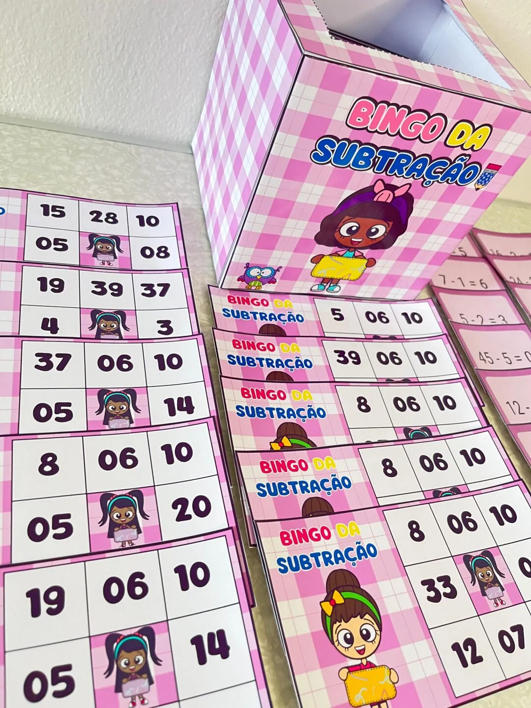 Bingo da Subtração - Aprendizado Divertido! - Imagem 3