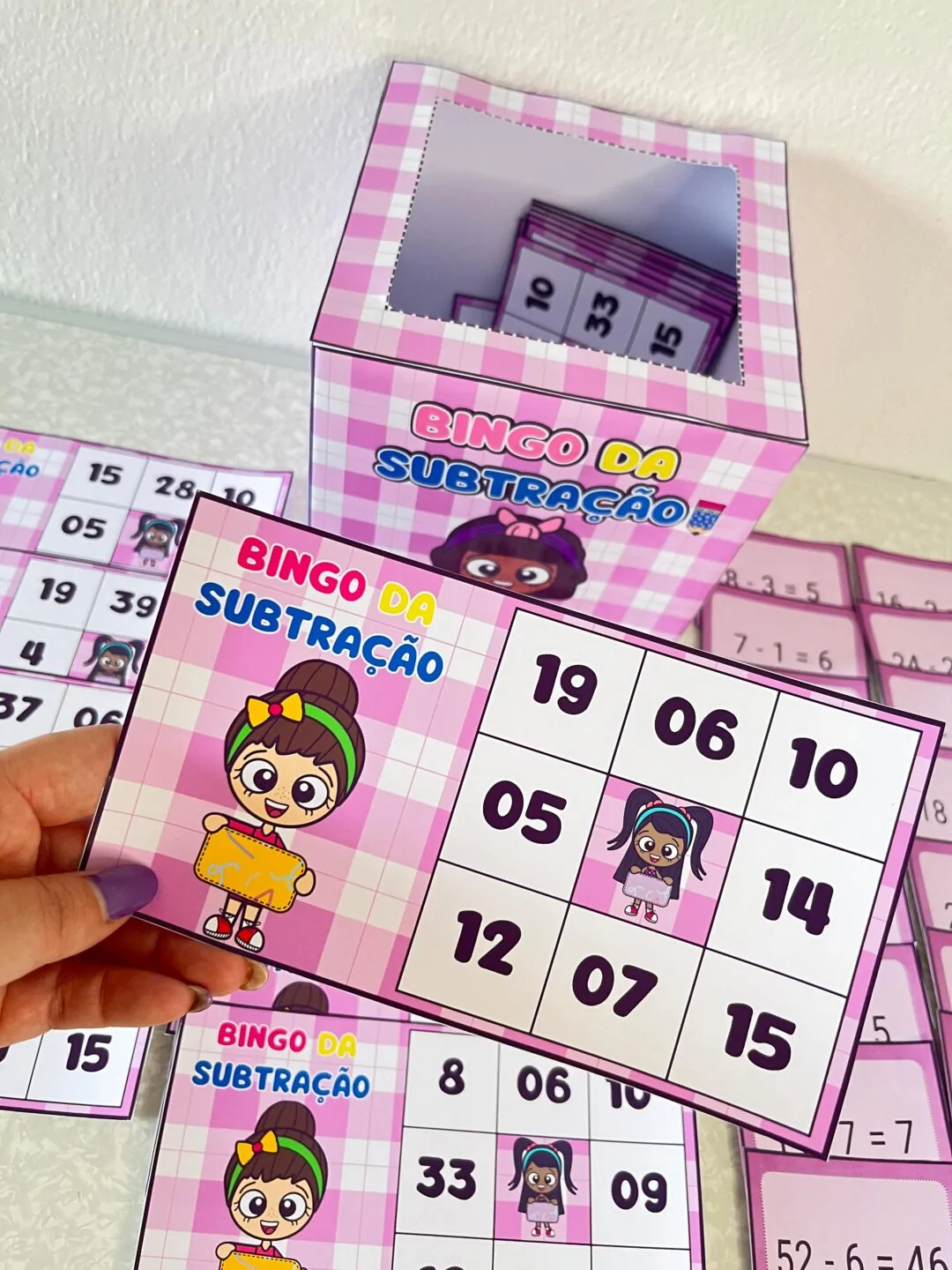 Bingo da Subtração - Aprendizado Divertido! - Imagem 4