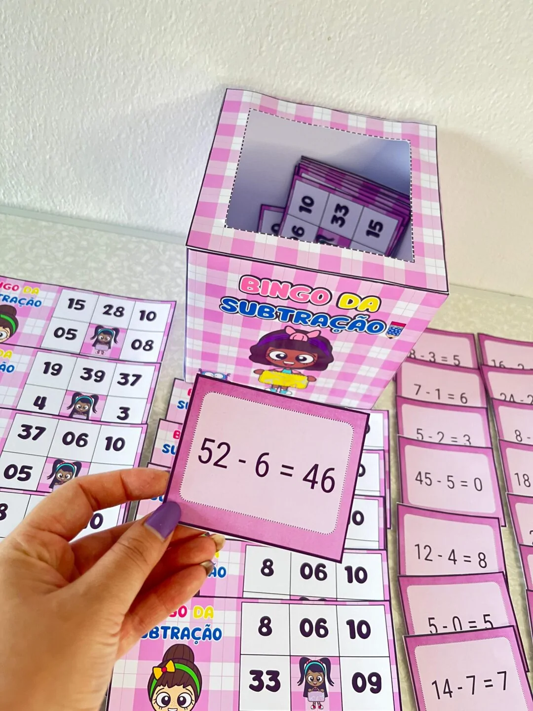 Bingo da Subtração - Aprendizado Divertido! - Imagem 5