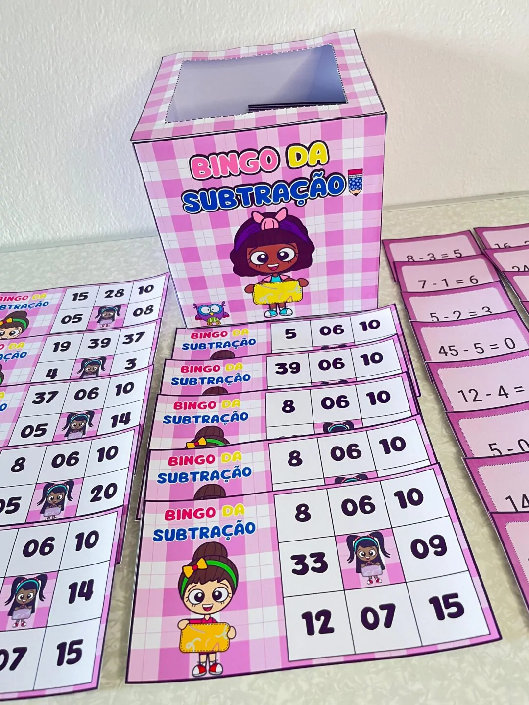 Bingo da Subtração - Aprendizado Divertido! - Imagem 7