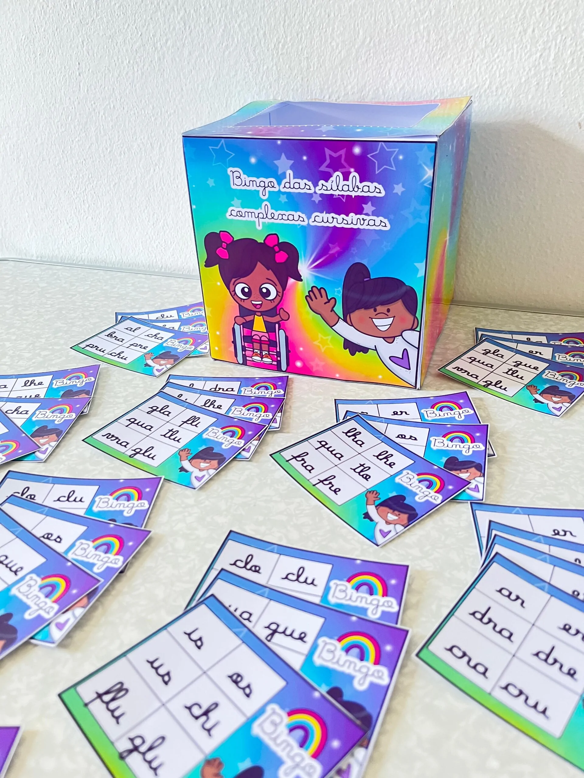 Bingo Das Sílabas Complexas Cursivas