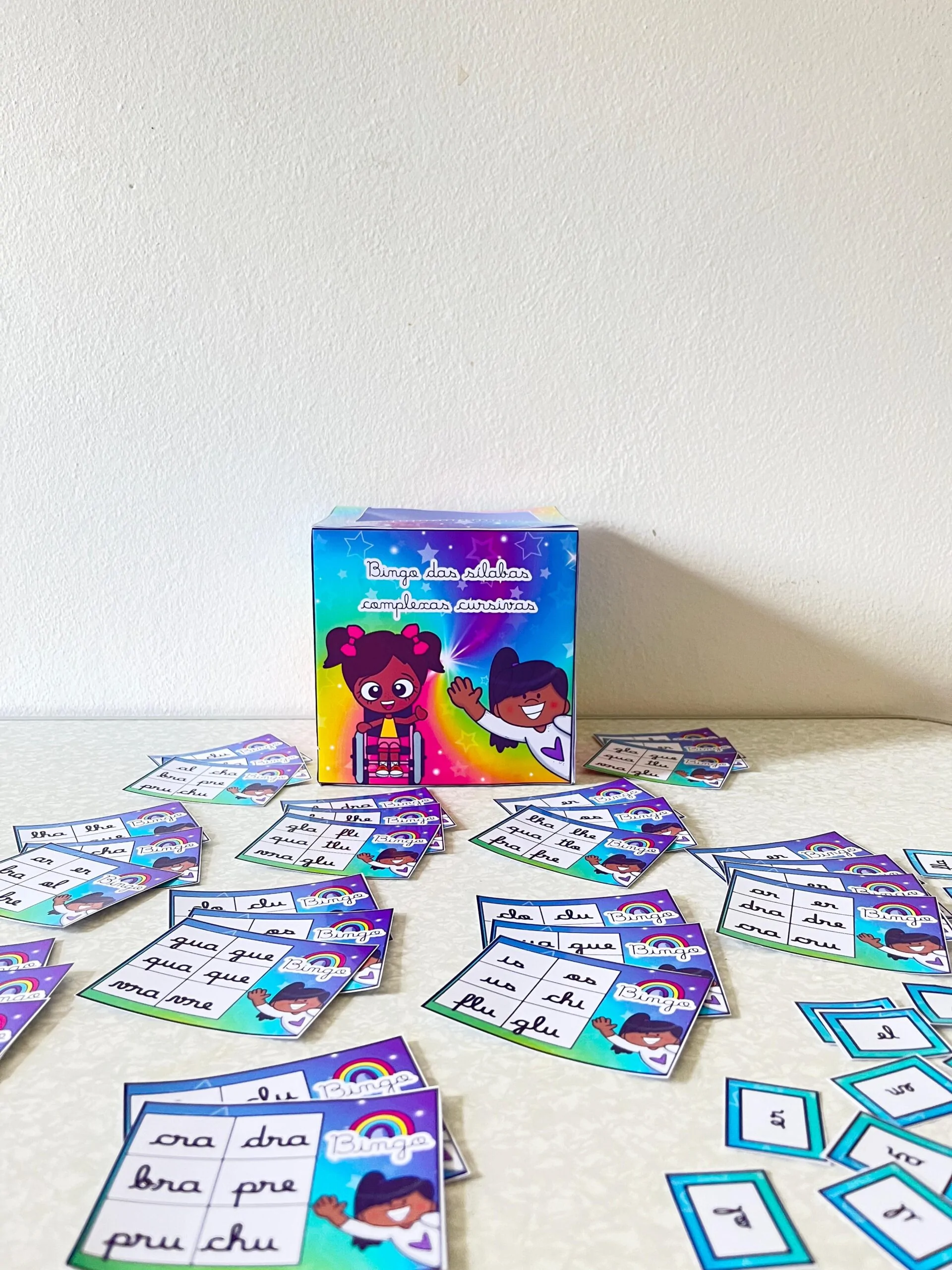 Bingo Das Sílabas Complexas Cursivas - Imagem 8