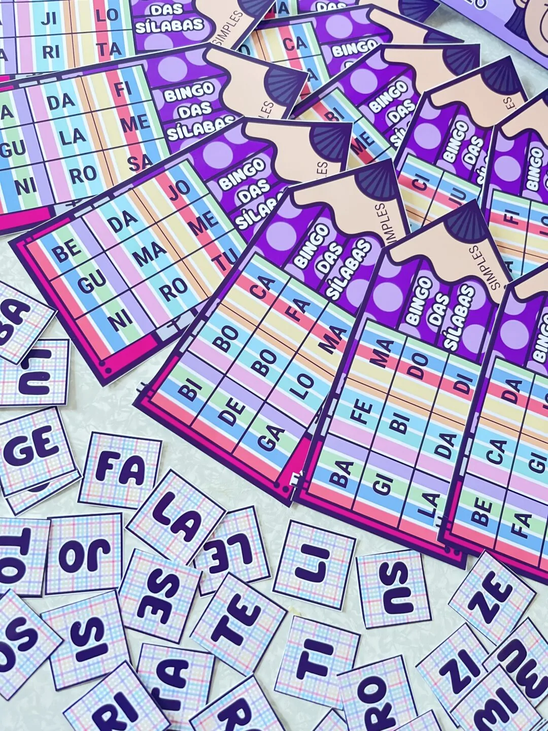 Bingo Das Sílabas Simples – Aprenda Brincando! - Imagem 6