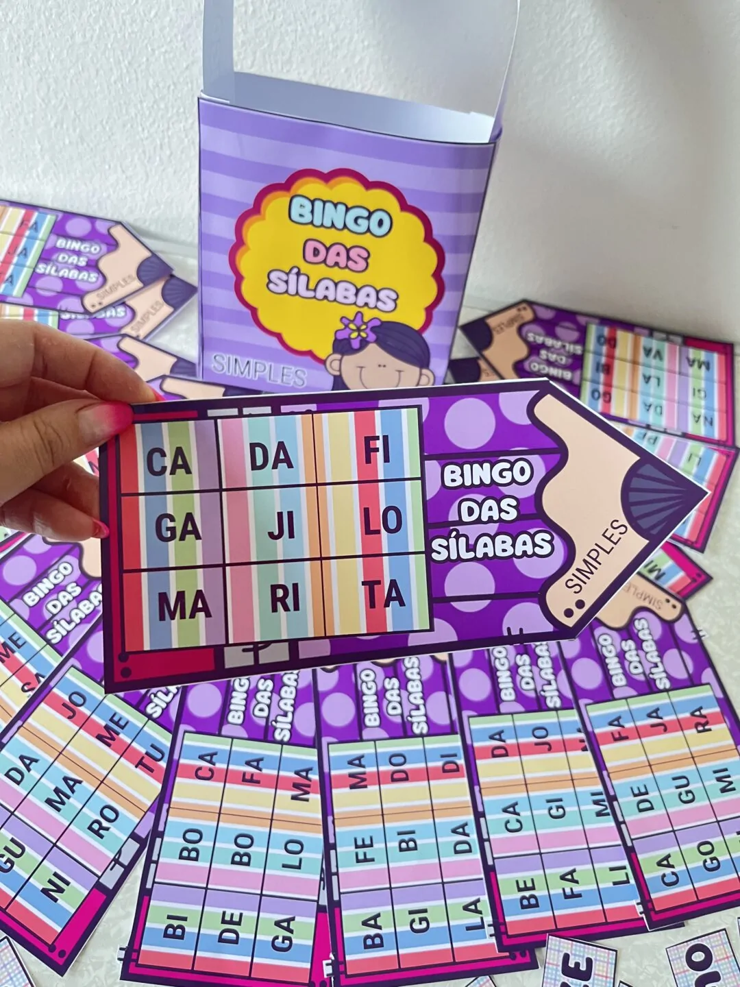 Bingo Das Sílabas Simples – Aprenda Brincando! - Imagem 7