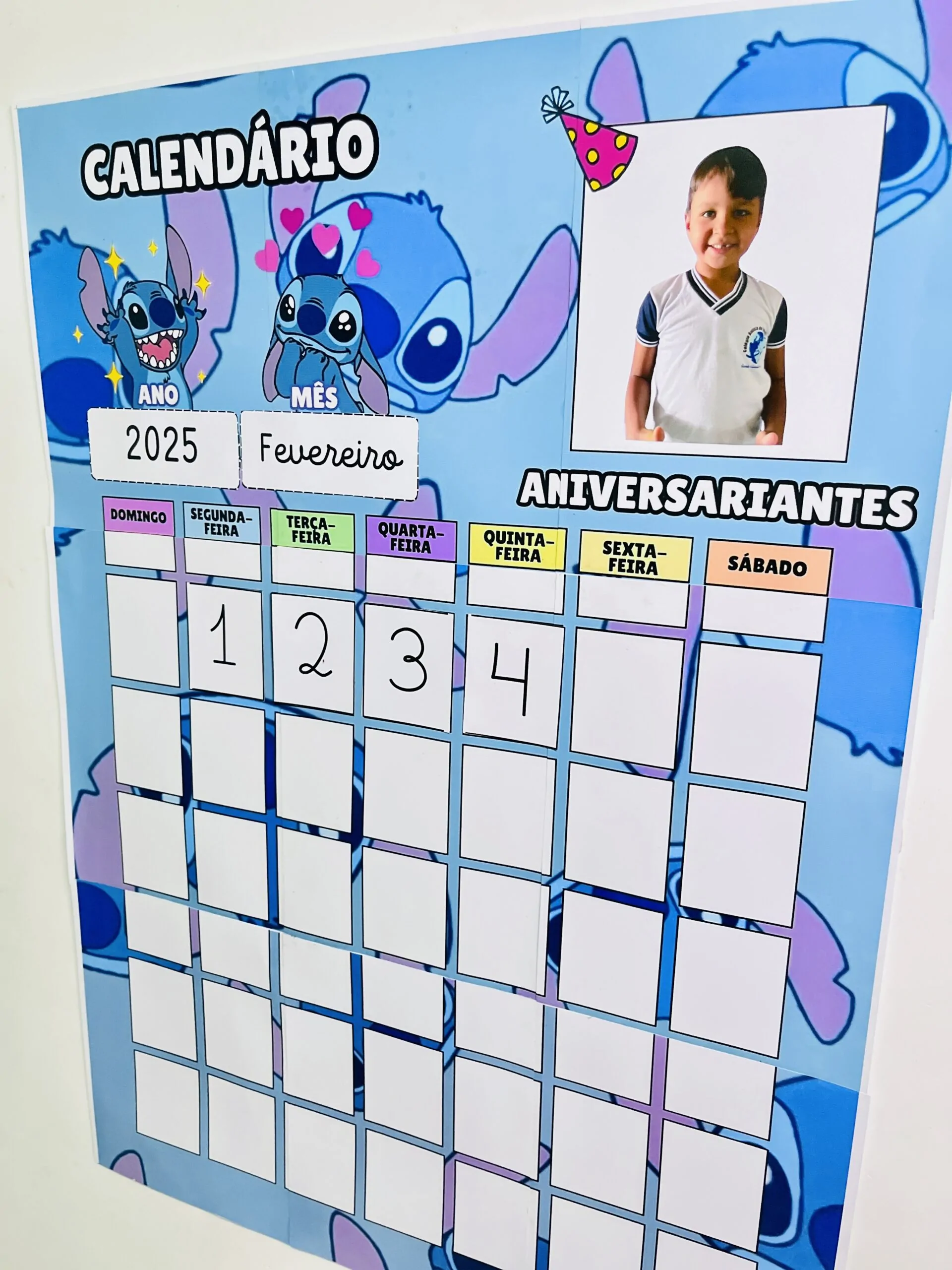 Calendário de Parede do Stitch - Imagem 4