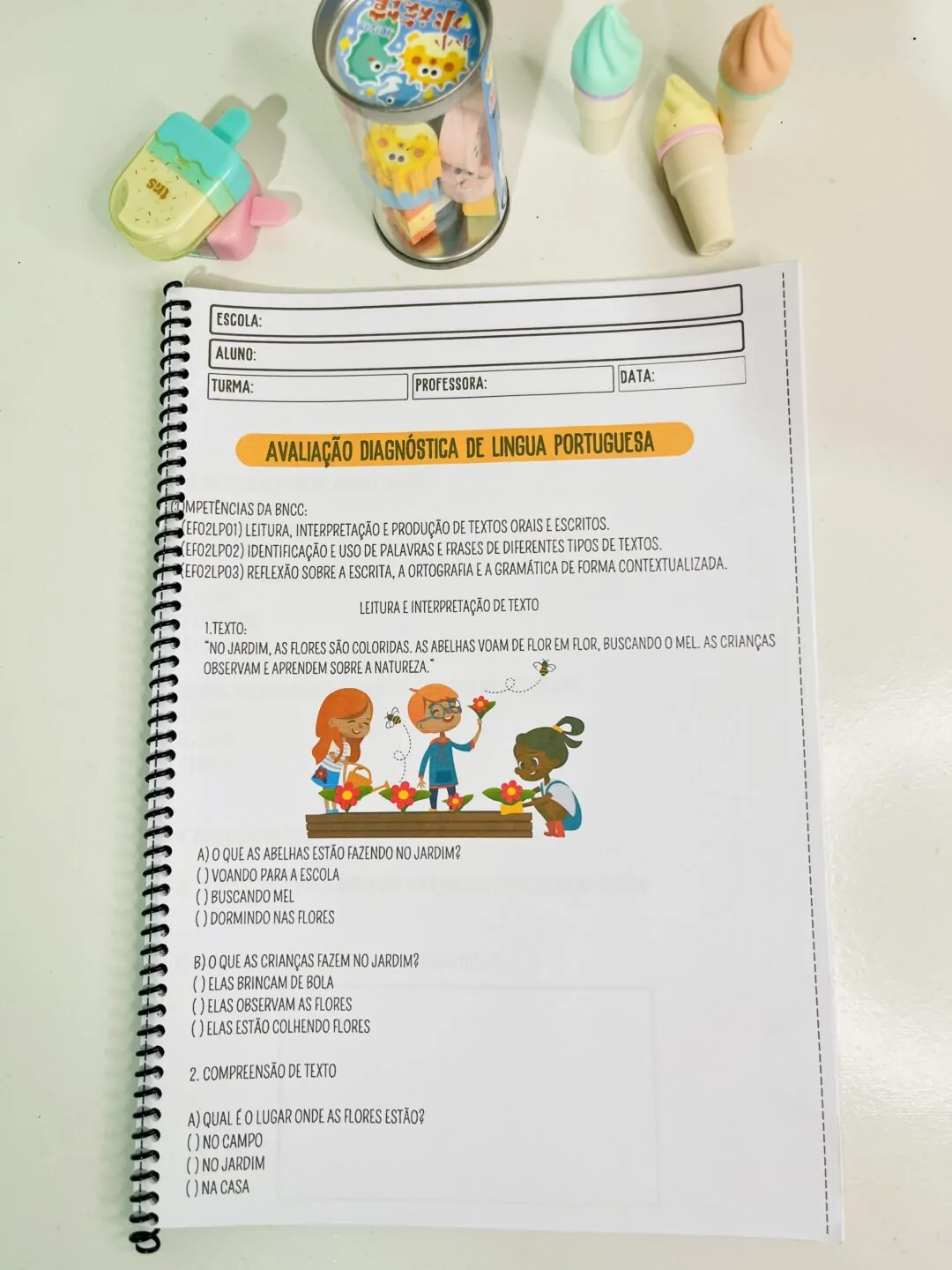 Apostila: Avalição Diagnóstica - 2° Ano do Ensino Fundamental - Imagem 3