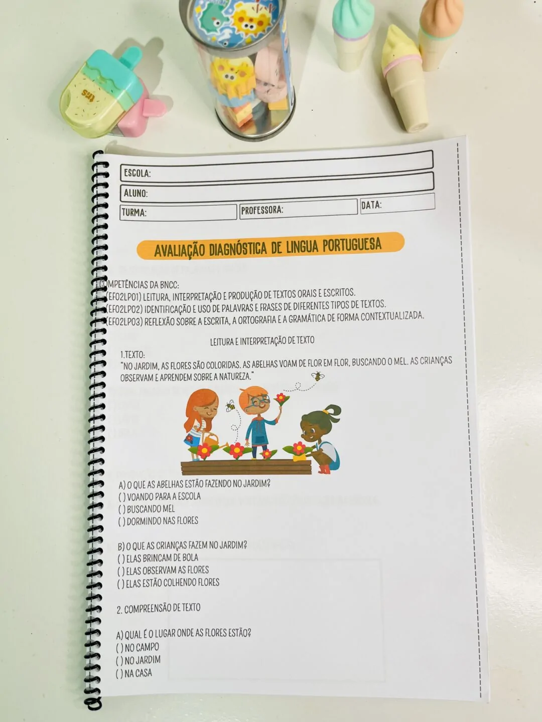Apostila: Avalição Diagnóstica - 2° Ano do Ensino Fundamental - Imagem 4