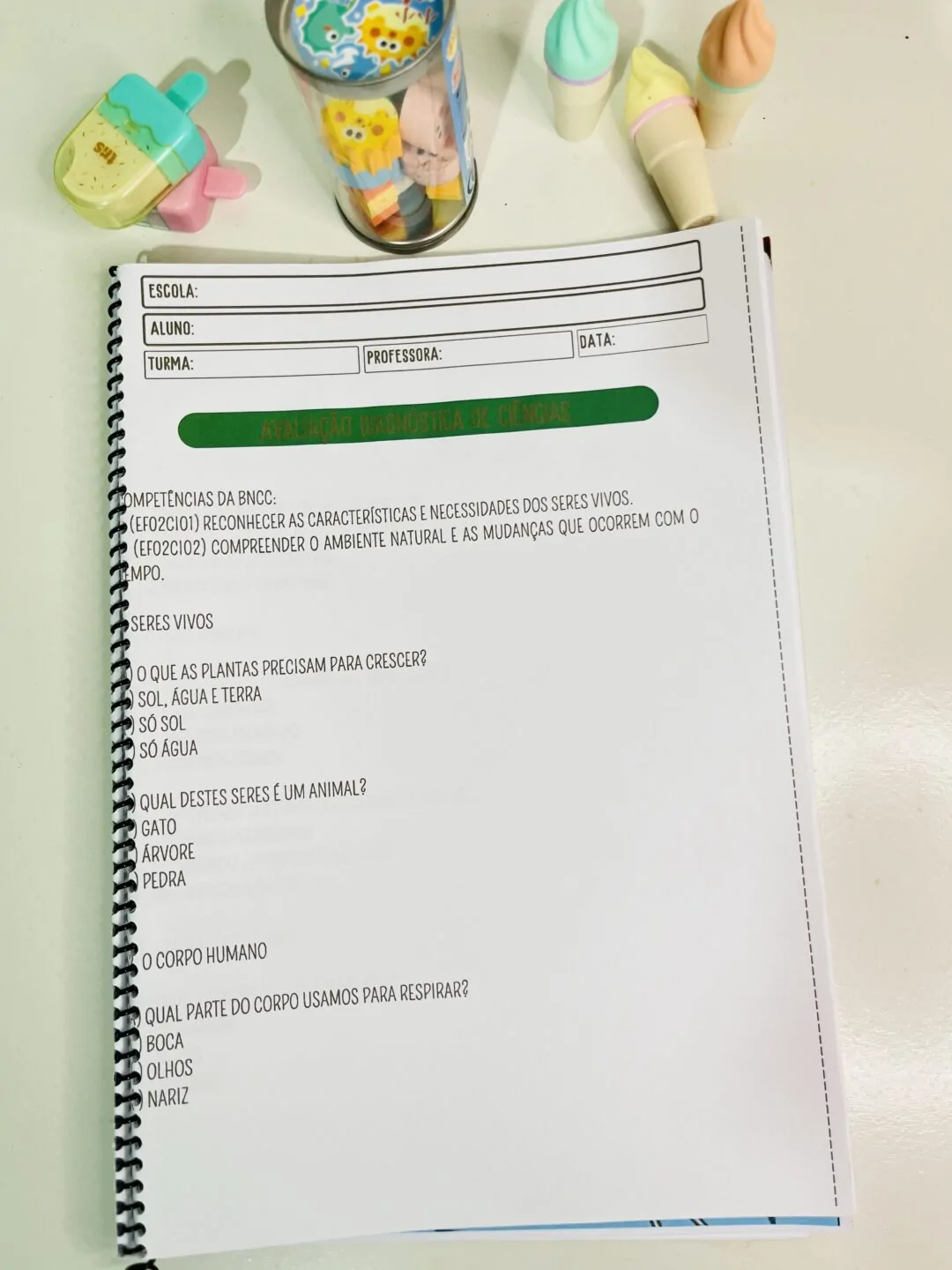 Apostila: Avalição Diagnóstica - 2° Ano do Ensino Fundamental - Imagem 6
