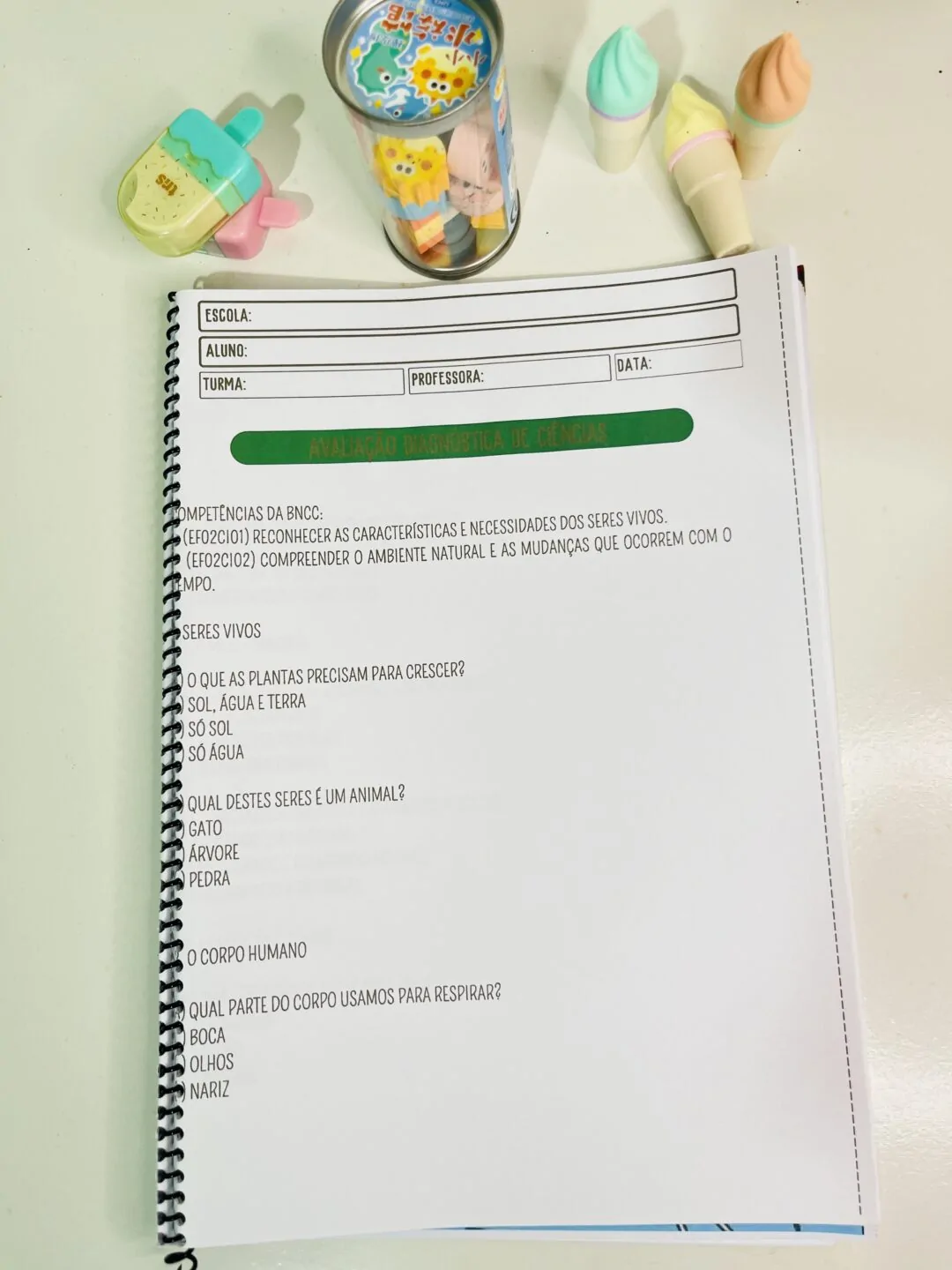 Apostila: Avalição Diagnóstica - 2° Ano do Ensino Fundamental - Imagem 7