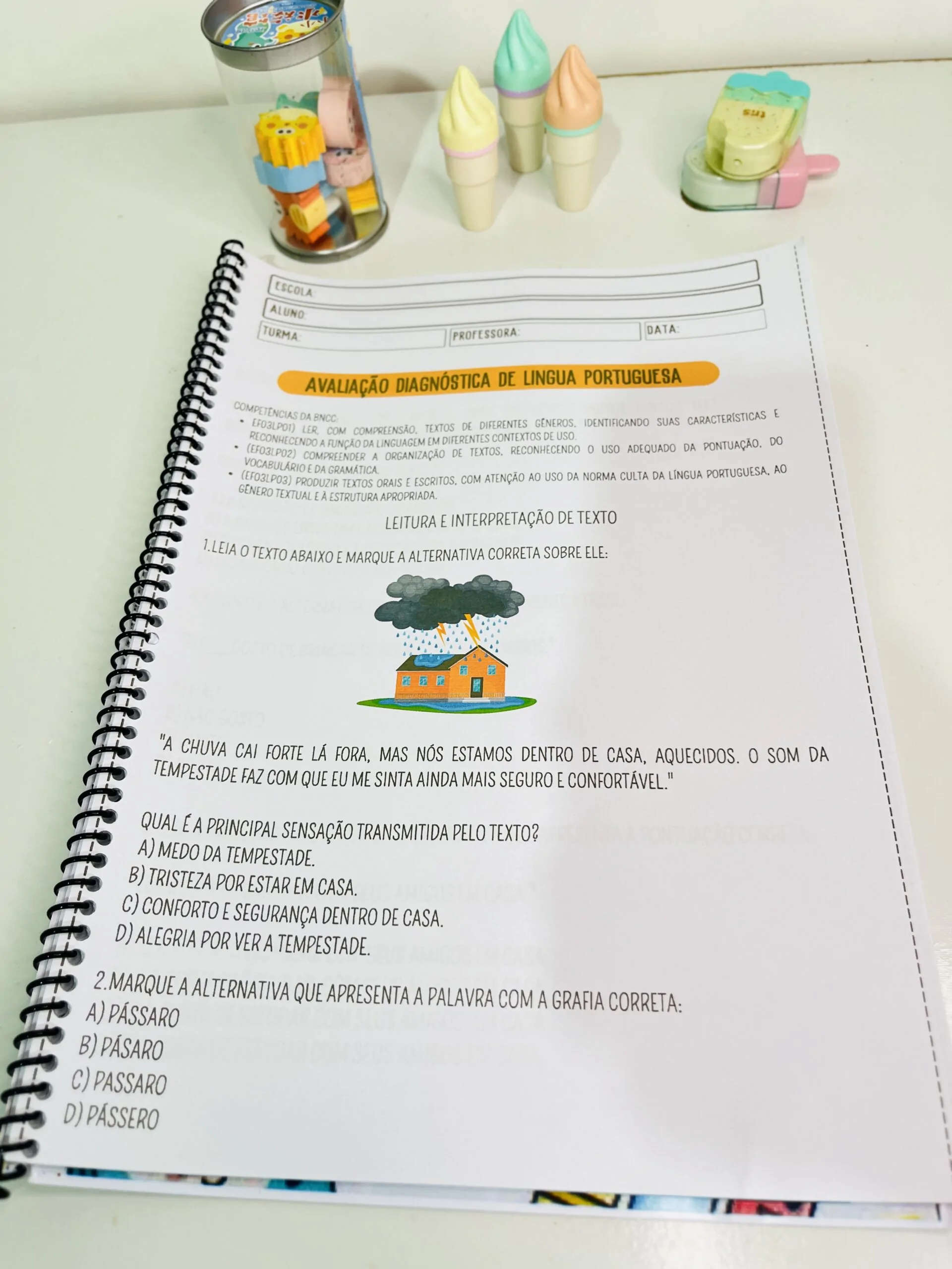 Apostila: Avaliação Diagnóstica - 4° Ano do Ensino Fundamental - Imagem 2