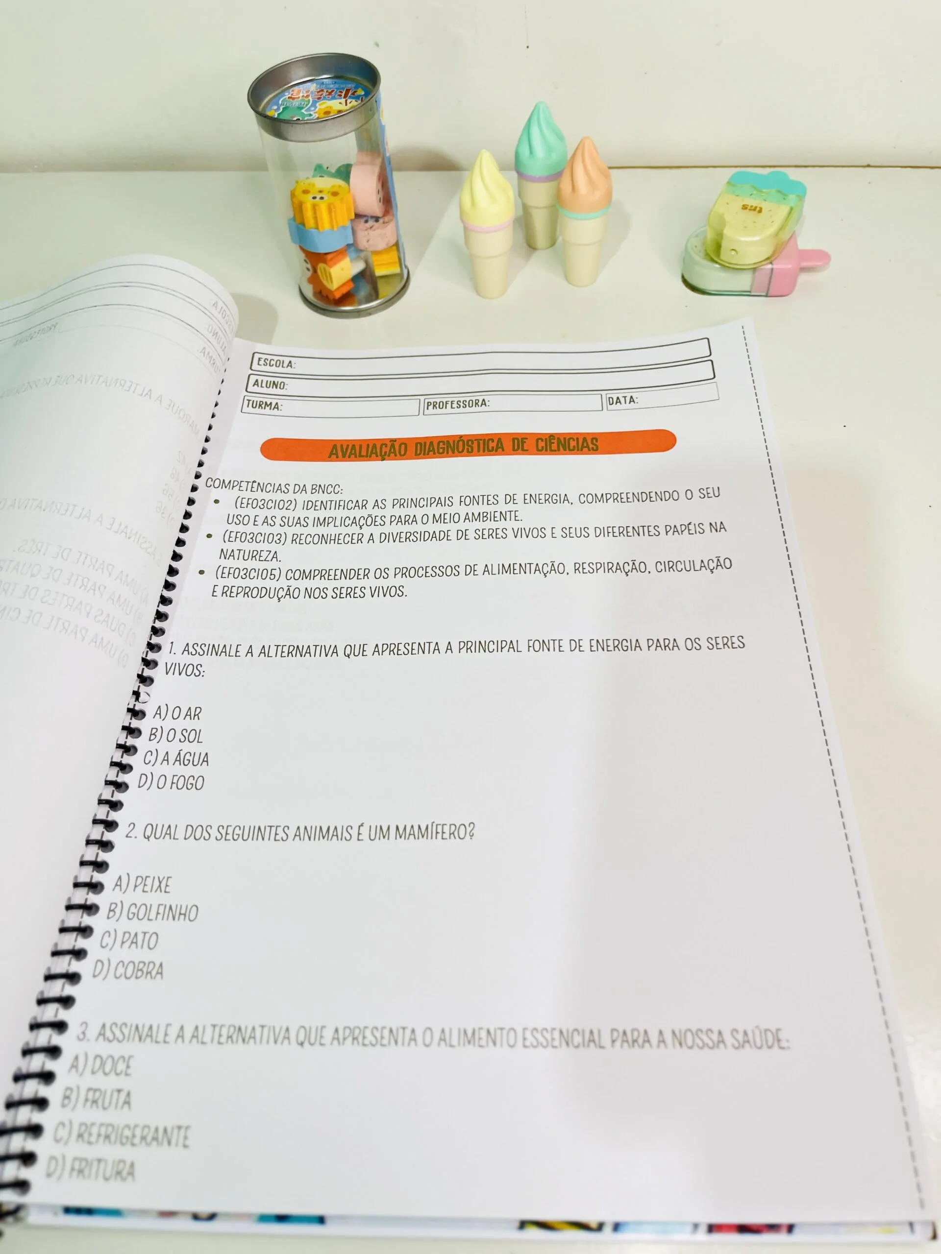 Apostila: Avaliação Diagnóstica - 4° Ano do Ensino Fundamental - Imagem 3