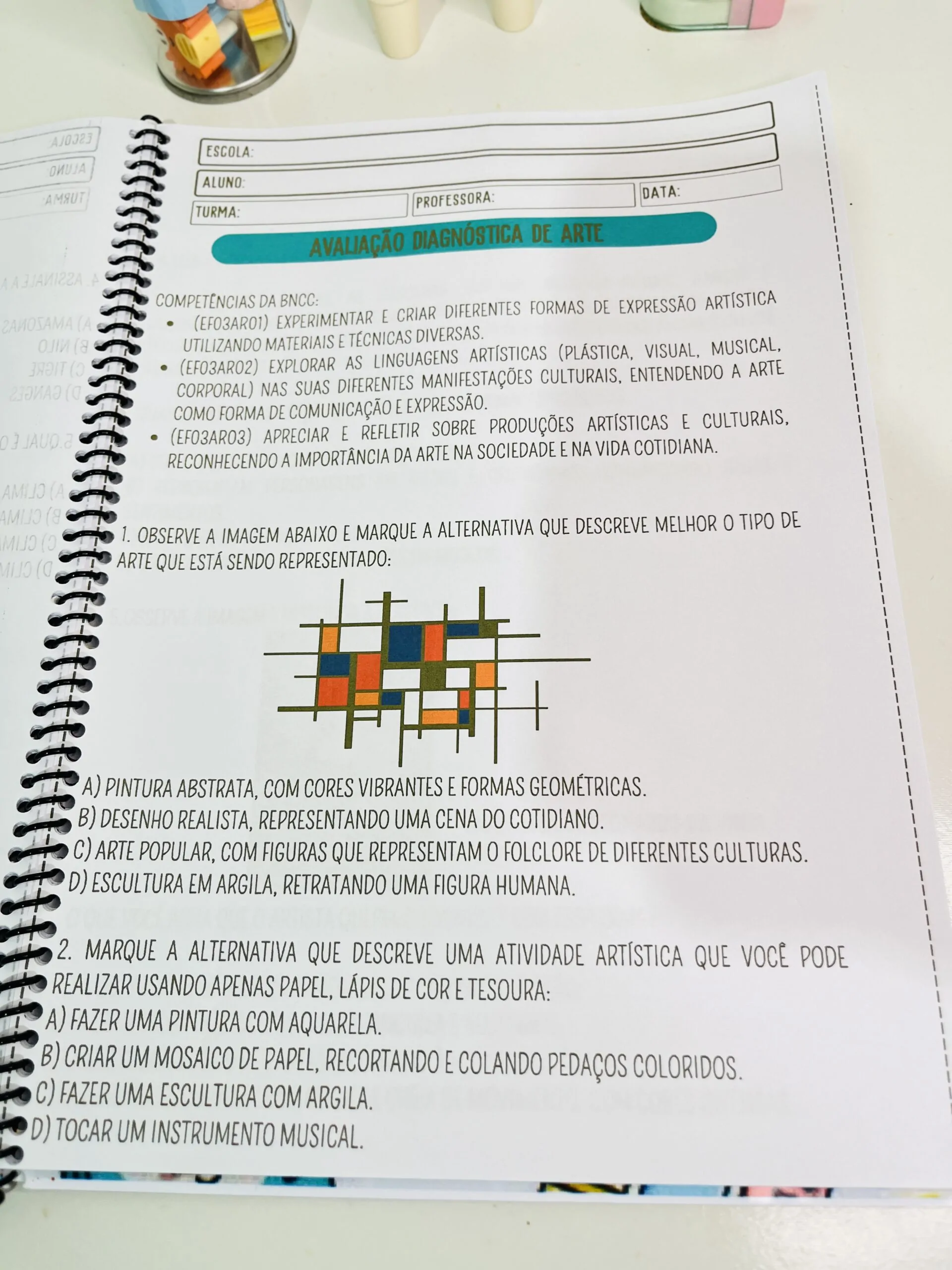 Apostila: Avaliação Diagnóstica - 4° Ano do Ensino Fundamental - Imagem 4