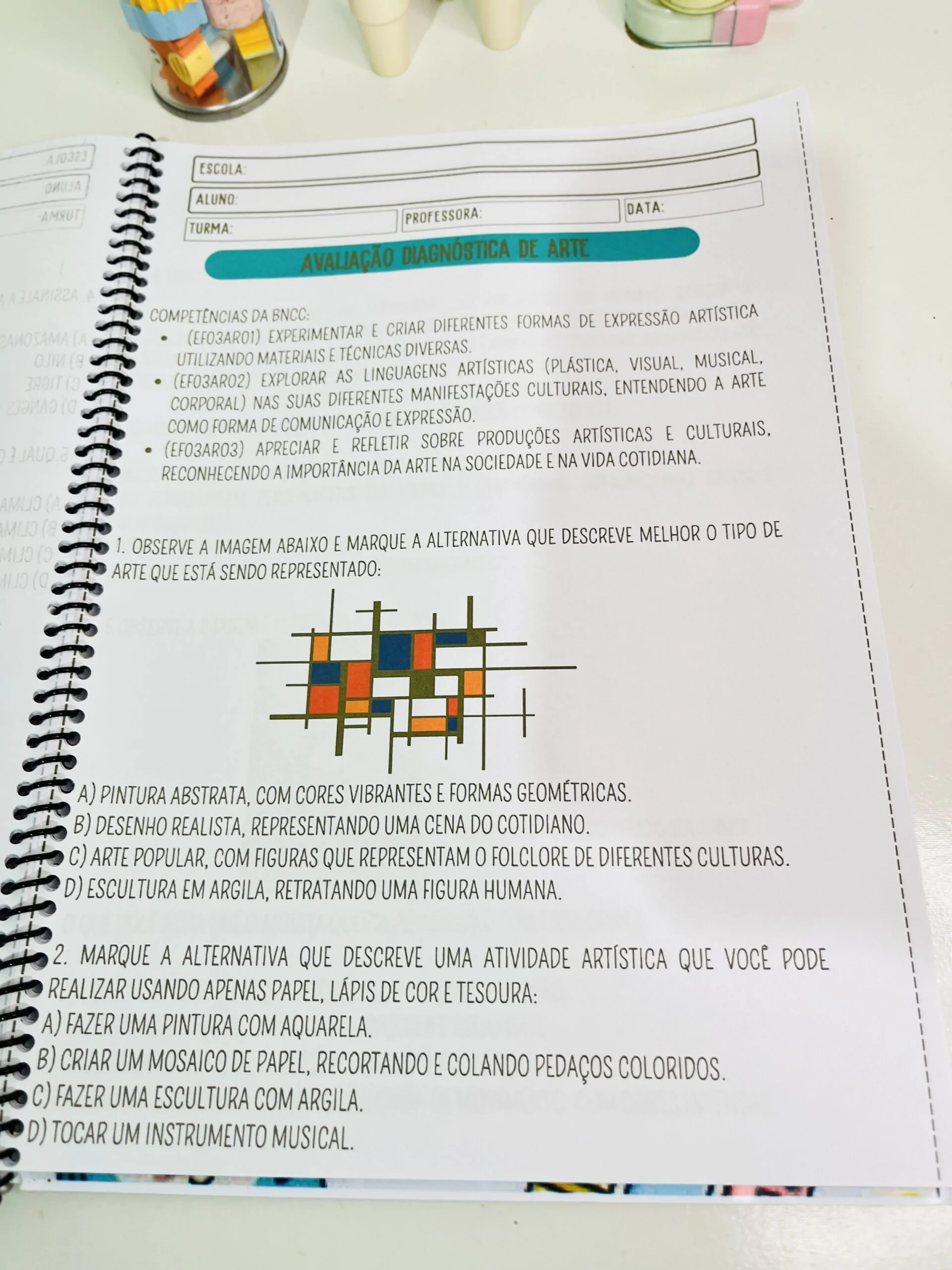 Apostila: Avaliação Diagnóstica - 4° Ano do Ensino Fundamental - Imagem 5
