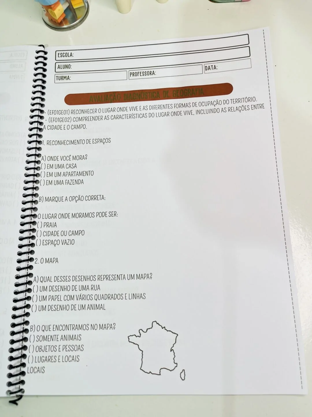 Apostila: Avaliação Diagnóstica – 1º Ano do Ensino Fundamental - Imagem 3