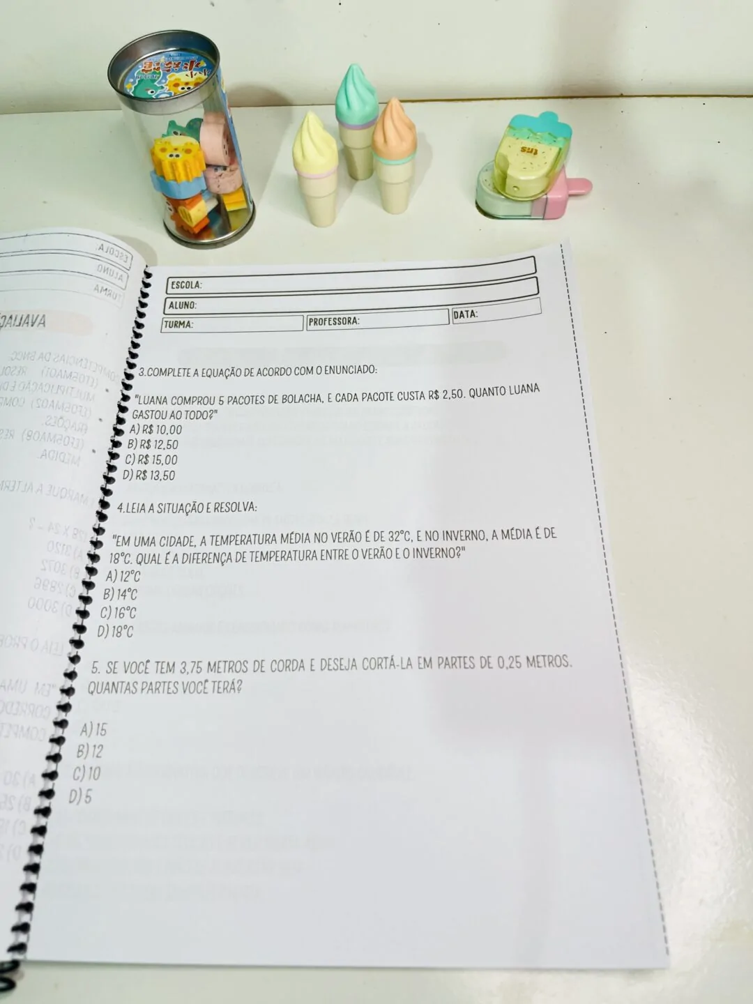 Apostila: Avaliação Diagnóstica - 5° Ano do Ensino Fundamental - Imagem 5