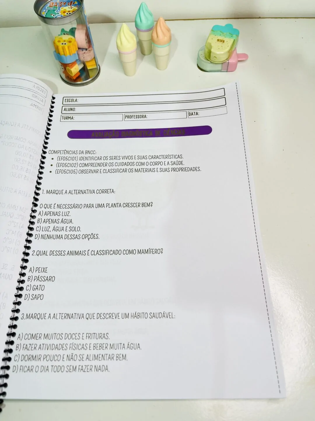 Apostila: Avaliação Diagnóstica - 5° Ano do Ensino Fundamental - Imagem 4