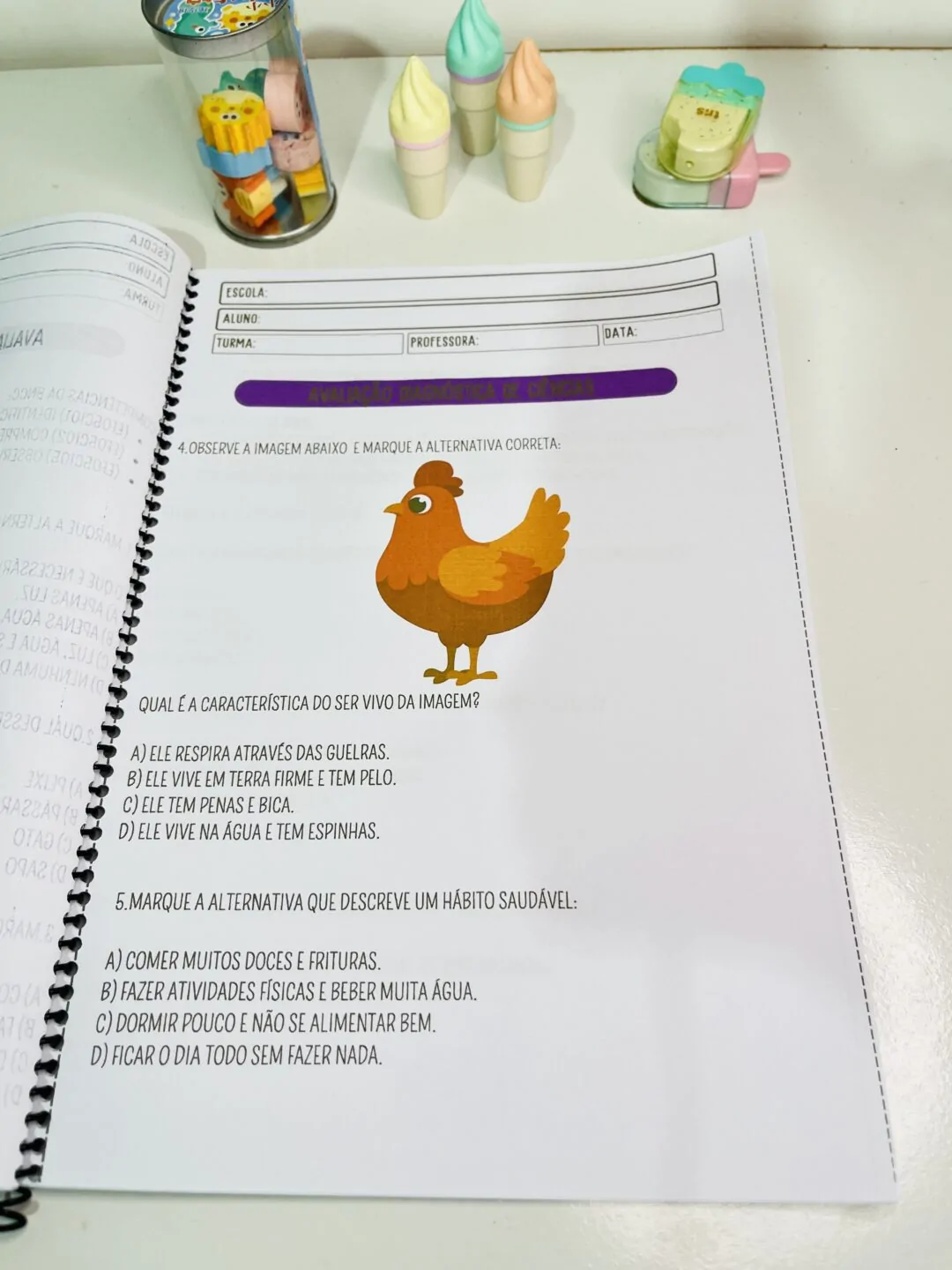 Apostila: Avaliação Diagnóstica - 5° Ano do Ensino Fundamental - Imagem 3