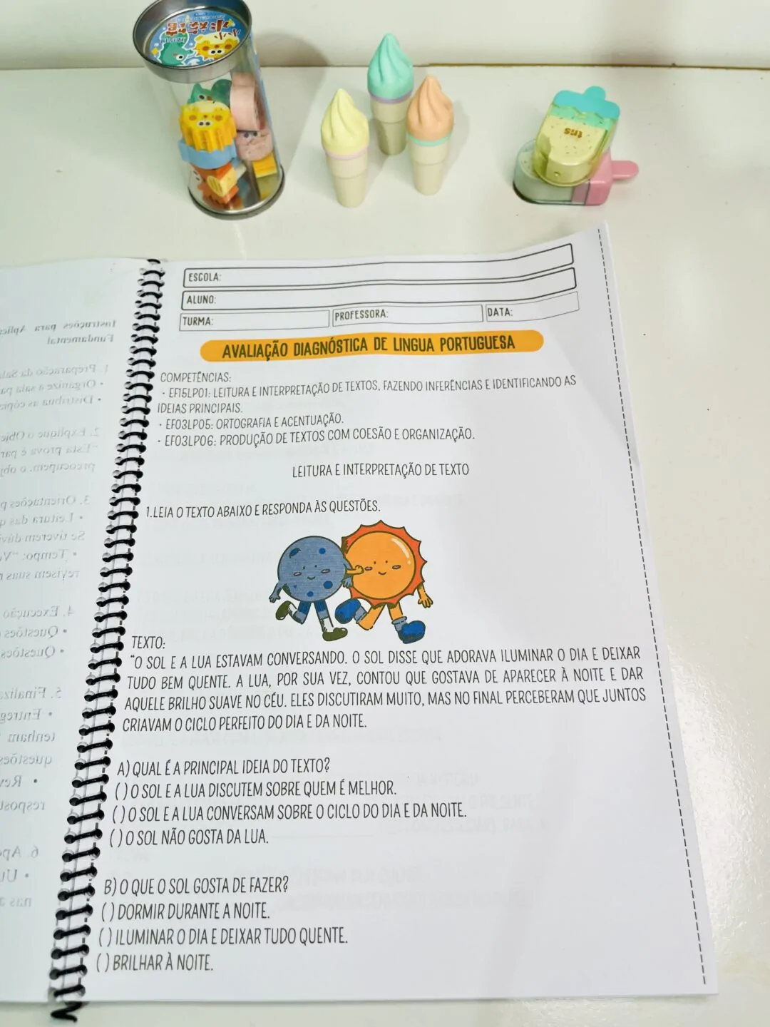 Apostila: Avaliação Diagnóstica - 3° Ano do Ensino Fundamental - Imagem 6
