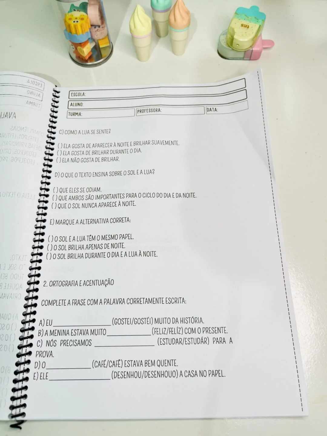 Apostila: Avaliação Diagnóstica - 3° Ano do Ensino Fundamental - Imagem 5
