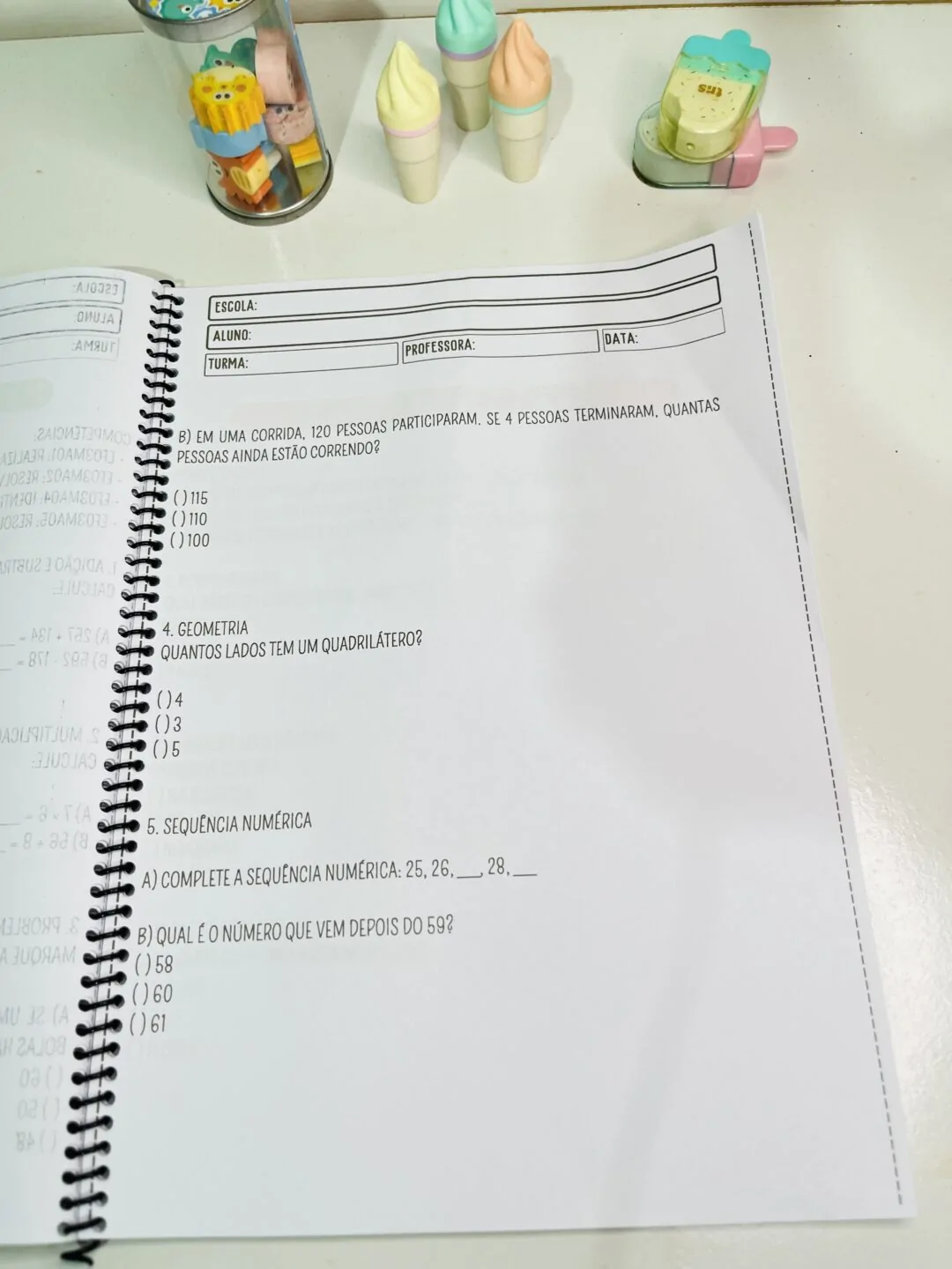 Apostila: Avaliação Diagnóstica - 3° Ano do Ensino Fundamental - Imagem 4