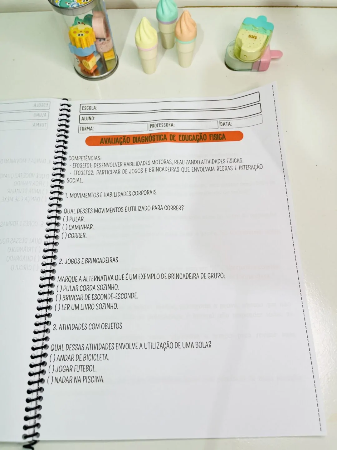 Apostila: Avaliação Diagnóstica - 3° Ano do Ensino Fundamental - Imagem 2