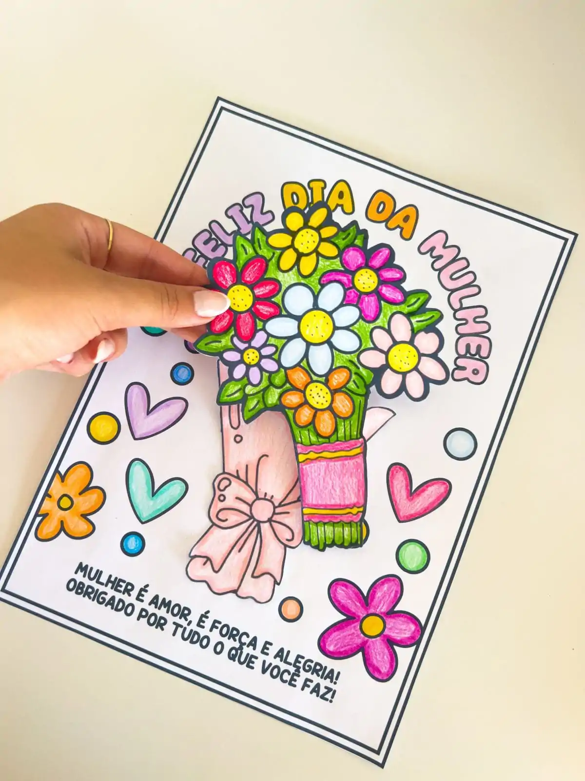 Cartão dia Internacional da Mulher - Imagem 5