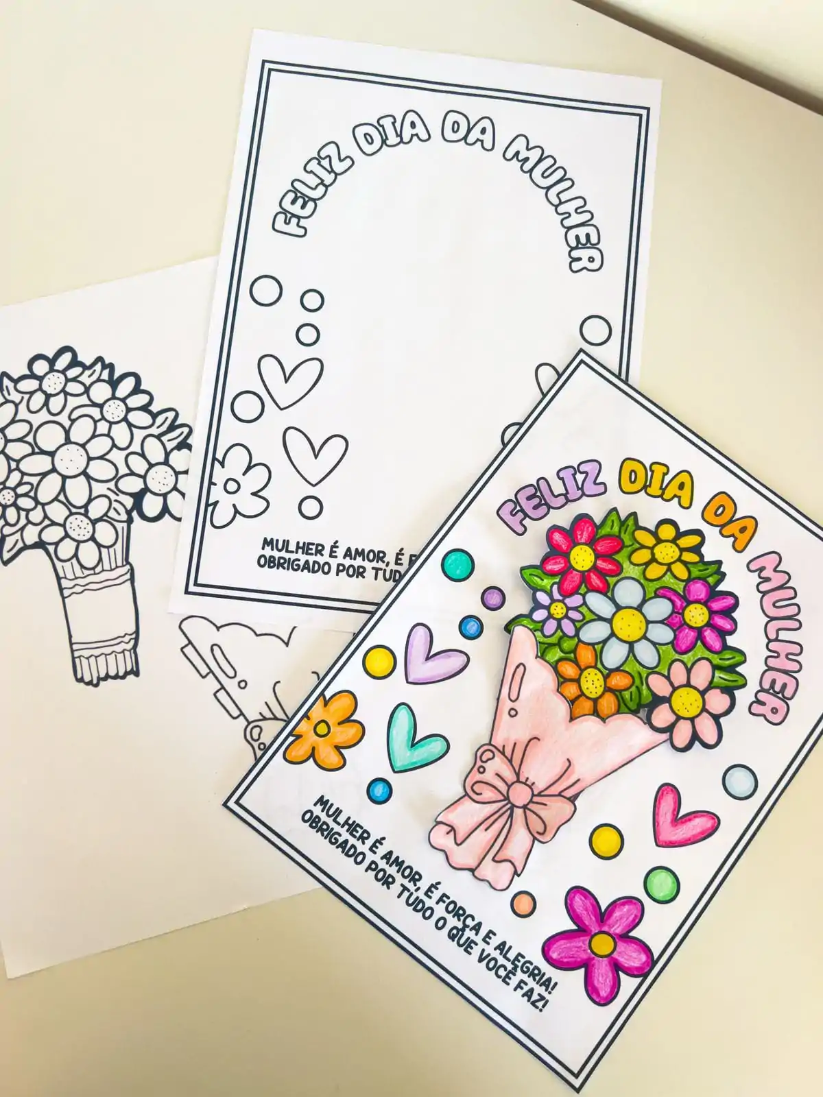Cartão dia Internacional da Mulher - Imagem 4
