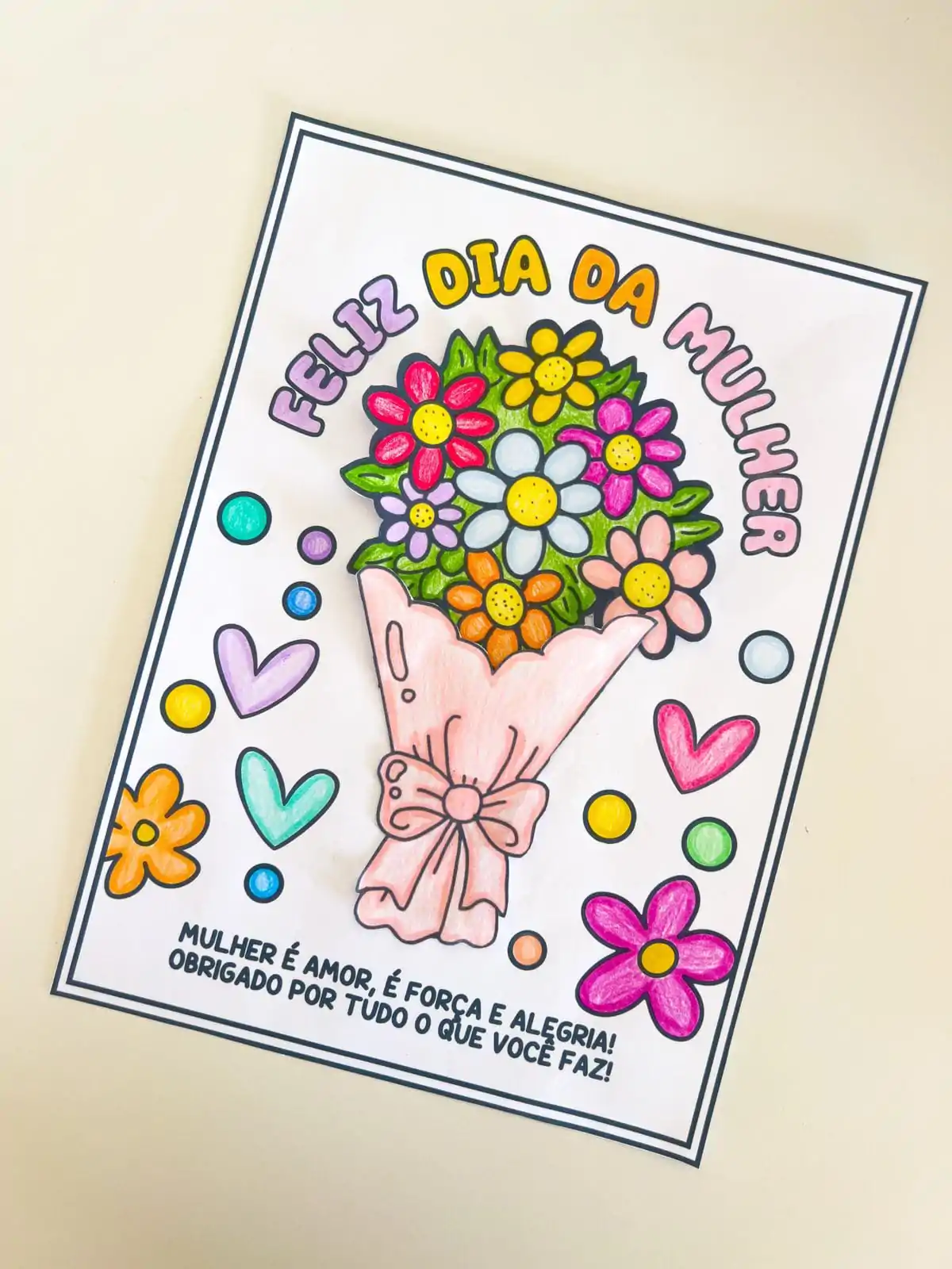 Cartão dia Internacional da Mulher - Imagem 3