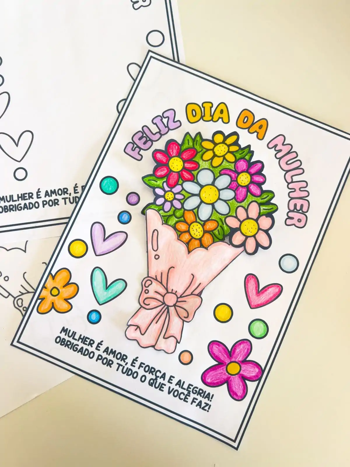Cartão dia Internacional da Mulher - Imagem 2