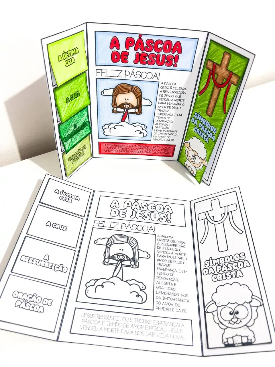 Lapbook Páscoa Cristã – Ensino Lúdico e Interativo! - Imagem 8