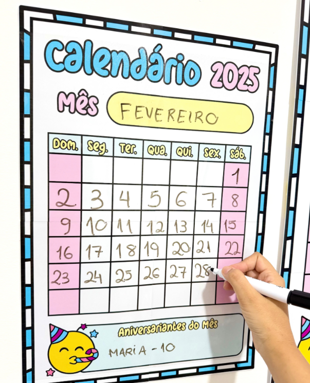 Calendário Coletivo 2025 - Imagem 3