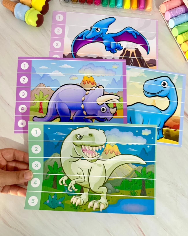 Quebra-Cabeça Dinossauro - Imagem 2