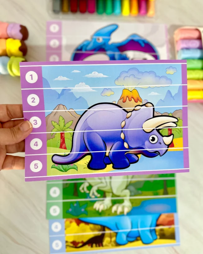 Quebra-Cabeça Dinossauro - Imagem 4