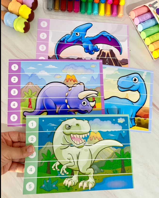 Quebra-Cabeça Dinossauro - Imagem 6