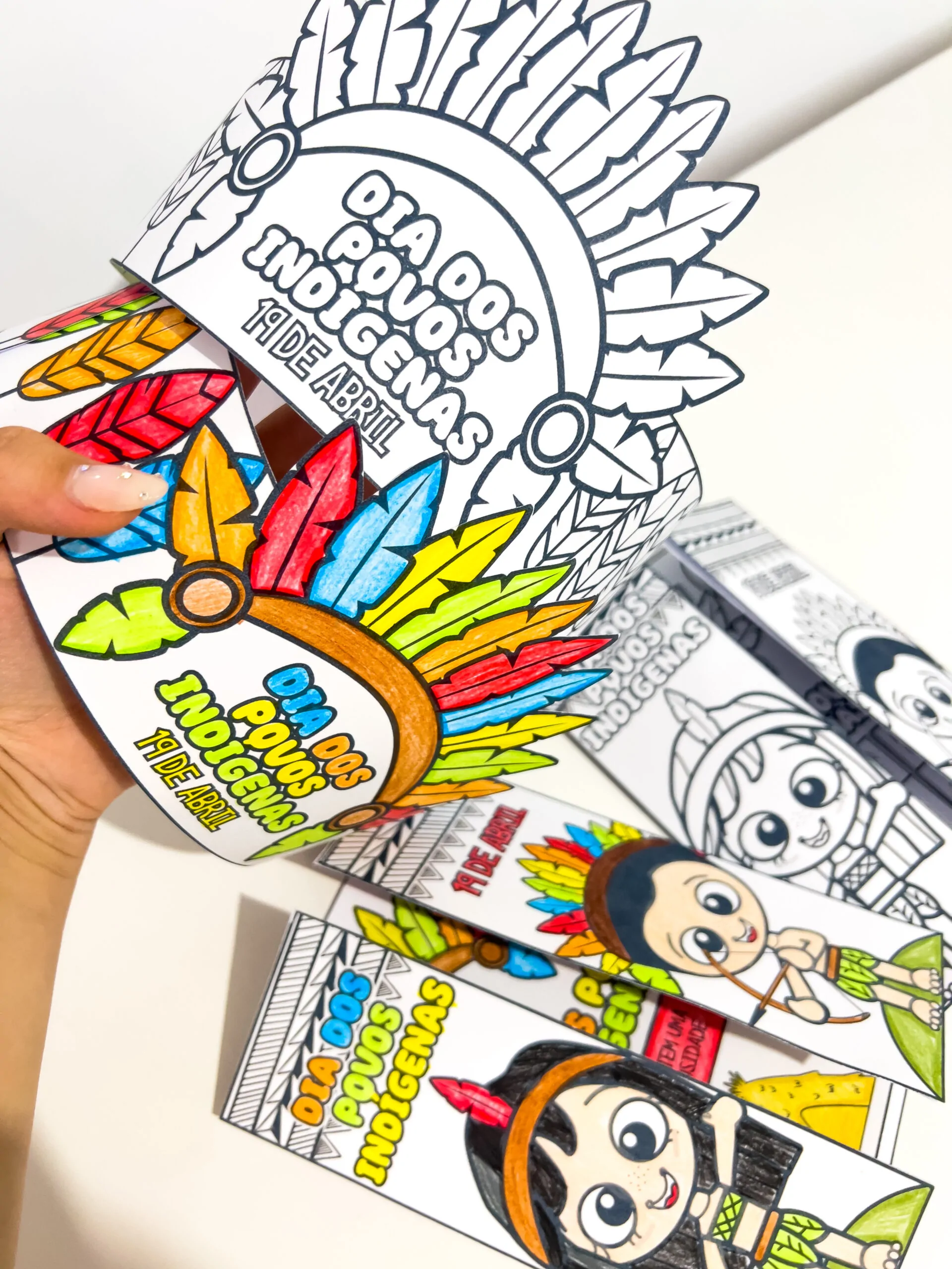 Lapbook + Coroa Dia dos Povos Indígenas - Imagem 6